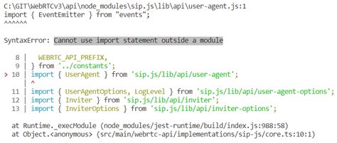 SyntaxError: Cannot use import statement outside a module .